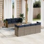 Set de sofás de jardín y cojines 8 piezas ratán sintético gris de , Conjuntos de jardín - Ref: Foro24-3255837, Precio: 596,17...