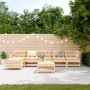 Juego de muebles de jardín 7 piezas madera maciza de pino de , Conjuntos de jardín - Ref: Foro24-3250616, Precio: 293,38 €
