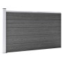 Black WPC fence panel 175x105 cm by vidaXL, fence panels - Ref: Foro24-148976, Price: 143,78 €, Discount: %