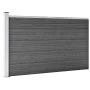 Schwarzes WPC-Zaunpaneel 175x105 cm von vidaXL, Zaunpaneele - Ref: Foro24-148976, Preis: 147,11 €, Rabatt: %