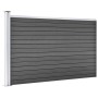 Black WPC fence panel 175x105 cm by vidaXL, fence panels - Ref: Foro24-148976, Price: 143,78 €, Discount: %