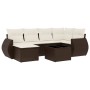 Juego de sofás de jardín 7 piezas con cojines ratán PE marrón von , Gartensets - Ref: Foro24-3254010, Preis: 472,66 €, Rabatt: %