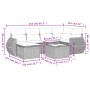 Juego de sofás de jardín 7 piezas con cojines ratán PE marrón von , Gartensets - Ref: Foro24-3254010, Preis: 472,66 €, Rabatt: %