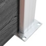 Black WPC fence panel 175x105 cm by vidaXL, fence panels - Ref: Foro24-148976, Price: 143,78 €, Discount: %