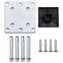 Black WPC fence panel 175x105 cm by vidaXL, fence panels - Ref: Foro24-148976, Price: 143,78 €, Discount: %