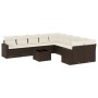 Set Gartensofas 11 Stück Kissen synthetisches Rattan braun von , Gartensets - Ref: Foro24-3219513, Preis: 720,48 €, Rabatt: %