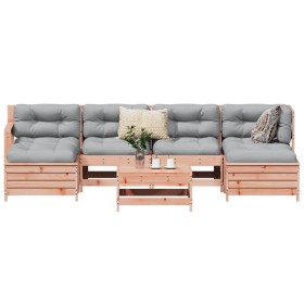 Set of 7 garden sofas solid fir Douglas wood by , Garden sets - Ref: Foro24-3250990, Price: 411,01 €, Discount: %