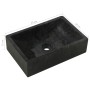 Solid teak wood vanity unit with black marble sinks by vidaXL, bathroom vanities - Ref: Foro24-3058166, Price: 475,36 €, Disc...