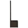 Arriate con enrejado y sistema de riego automático moca de vidaXL, Maceteros y jardineras - Ref: Foro24-313964, Precio: 95,41...