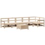7-teilige Gartensofagarnitur aus massivem Kiefernholz von , Gartensets - Ref: Foro24-3250904, Preis: 405,39 €, Rabatt: %