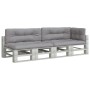 Kissen für Paletten 5 Stück grauer Stoff von , Kissen für Stühle und Sofas - Ref: Foro24-3217135, Preis: 160,42 €, Rabatt: %