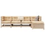 5-teilige Gartensofagarnitur aus massivem Kiefernholz von , Gartensets - Ref: Foro24-3250836, Preis: 292,71 €, Rabatt: %