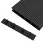 Platform end caps 10 units black plastic by vidaXL, Floors and carpets - Ref: Foro24-149003, Price: 24,37 €, Discount: %
