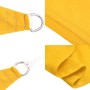 Yellow HDPE triangular sail awning 160 g/m² 4x5x5 m by , Umbrellas - Ref: Foro24-311591, Price: 30,08 €, Discount: %