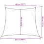 Trapezium sail awning HDPE yellow 160 g/m² 4/5x4 m by , Umbrellas - Ref: Foro24-311601, Price: 43,12 €, Discount: %