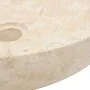 Solid teak wood vanity unit with cream marble sinks by vidaXL, bathroom vanities - Ref: Foro24-3058169, Price: 499,25 €, Disc...