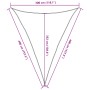 Orange HDPE triangular sail awning 160 g/m² 3x4x4 m by , Umbrellas - Ref: Foro24-311695, Price: 23,86 €, Discount: %