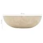 Solid teak wood vanity unit with cream marble sinks by vidaXL, bathroom vanities - Ref: Foro24-3058169, Price: 499,25 €, Disc...