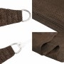 Toldo de vela trapecio HDPE marrón 160 g/m² 4/5x4 m de , Sombrillas - Ref: Foro24-311821, Precio: 51,20 €
