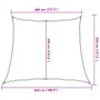 Trapezsegelmarkise aus braunem HDPE 160 g/m² 4/5x4 m von , Sonnenschirme - Ref: Foro24-311821, Preis: 51,20 €, Rabatt: %