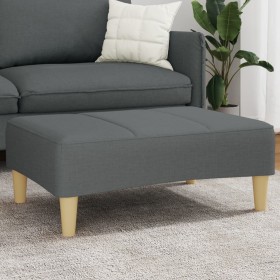 Reposapiés de tela gris oscuro 77x55x31 cm de , Otomanas - Ref: Foro24-4007372, Precio: 69,61 €, Descuento: %
