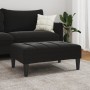 Reposapiés de terciopelo negro 77x55x31 cm de , Otomanas - Ref: Foro24-4007387, Precio: 68,72 €, Descuento: %