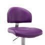 Taburete de cocina de cuero sintético morado by , Kitchen stools - Ref: Foro24-249654, Price: 84,23 €, Discount: %