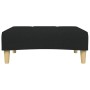 Sofá cama de 2 plazas con taburete tela negro von , Sofas - Ref: Foro24-3258108, Preis: 344,90 €, Rabatt: %