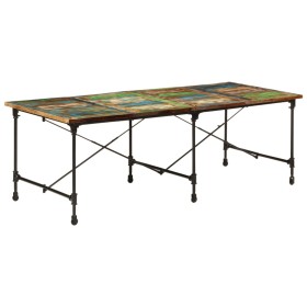 Mesa de comedor madera maciza reciclada 220x90x77 cm von , Küchen- und Esstische - Ref: Foro24-358883, Preis: 338,59 €, Rabat...