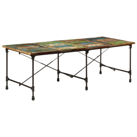 Mesa de comedor madera maciza reciclada 220x90x77 cm de , Mesas de cocina y de comedor - Ref: Foro24-358883, Precio: 338,44 €...