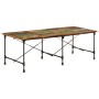 Mesa de comedor madera maciza reciclada 220x90x77 cm de , Mesas de cocina y de comedor - Ref: Foro24-358883, Precio: 338,44 €...