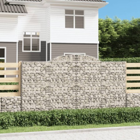 Cestas de gaviones 12 uds forma de arco hierro 300x30x160/180cm von , Töpfe und Pflanzgefäße - Ref: Foro24-3146585, Preis: 1,...