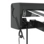 Toldo retráctil aluminio y tela gris antracita y blanco 3x2,5 m by , Awnings - Ref: Foro24-3216138, Price: 507,23 €, Discount: %