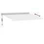 Toldo retráctil aluminio y tela gris antracita y blanco 3x2,5 m von , Markisen - Ref: Foro24-3216133, Preis: 617,39 €, Rabatt: %