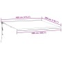 Toldo retráctil automático burdeos 450x300 cm by , Awnings - Ref: Foro24-3215331, Price: 682,89 €, Discount: %