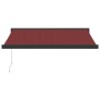 Toldo retráctil manual color burdeos 350x250 cm von , Markisen - Ref: Foro24-3215319, Preis: 547,84 €, Rabatt: %