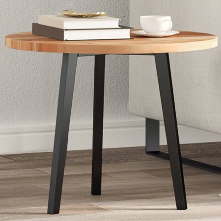 Tablero de mesa redondo madera maciza de acacia Ø50x2 cm by , Table tops - Ref: Foro24-4008695, Price: 32,48 €, Discount: %