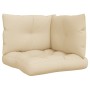 Cojines para sofá de palets 3 unidades tela beige by , Cushions for chairs and sofas - Ref: Foro24-360859, Price: 50,58 €, Di...