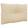 Cojines para sofá de palets 3 unidades tela beige by , Cushions for chairs and sofas - Ref: Foro24-360859, Price: 50,58 €, Di...
