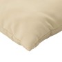 Cojines para sofá de palets 3 unidades tela beige by , Cushions for chairs and sofas - Ref: Foro24-360859, Price: 50,58 €, Di...
