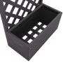 Jardinera con enrejado WPC 65x30x135 cm de vidaXL, Maceteros y jardineras - Ref: Foro24-149023, Precio: 172,05 €, Descuento: %