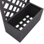 Planter with WPC trellis 65x30x135 cm by vidaXL, Pots and planters - Ref: Foro24-149023, Price: 175,37 €, Discount: %