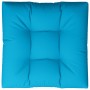 Cojín para sofá de palets de tela azul 70x70x12 cm by , Cushions for chairs and sofas - Ref: Foro24-360473, Price: 28,60 €, D...