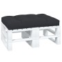 Cojín de asiento de jardín de tela negro 120x80x12 cm by , Cushions for chairs and sofas - Ref: Foro24-360520, Price: 51,58 €...