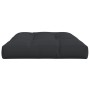 Cojín de asiento de jardín de tela negro 120x80x12 cm by , Cushions for chairs and sofas - Ref: Foro24-360520, Price: 51,58 €...
