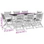 Juego comedor de jardín 9 pzas madera maciza acacia 180x90x75cm by , Garden sets - Ref: Foro24-3321531, Price: 580,12 €, Disc...