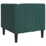 Sillón Chesterfield de terciopelo verde oscuro by , Sofas - Ref: Foro24-372675, Price: 162,94 €, Discount: %