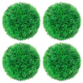 Künstliche Buchsbaumkugeln 4 Einheiten 12 cm von vidaXL, Künstliche Flora - Ref: Foro24-315477, Preis: 17,99 €, Rabatt: %