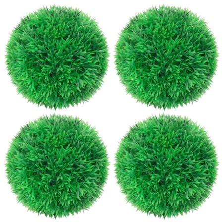 Künstliche Buchsbaumkugeln 4 Einheiten 12 cm von vidaXL, Künstliche Flora - Ref: Foro24-315477, Preis: 17,99 €, Rabatt: %