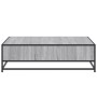 Mesa centro madera ingeniería y metal gris Sonoma 100x100x30 cm by , Coffee table - Ref: Foro24-848777, Price: 82,03 €, Disco...
